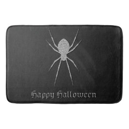 Silver Spider Halloween Badmat