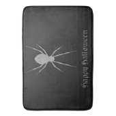Silver Spider Halloween Badmat (Voorkant Verticaal)