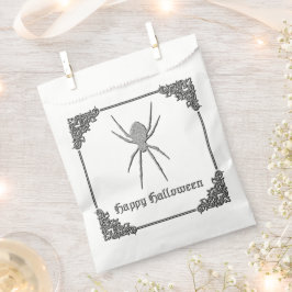 Silver Spider Halloween Bedankzakje