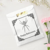 Silver Spider Halloween Bedankzakje (Gezegeld)