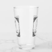 Silver Spider Halloween Glas (Links)