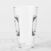 Silver Spider Halloween Glas (Rechts)