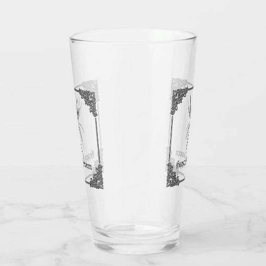 Silver Spider Halloween Glas (Rechts)