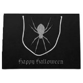 Silver Spider Halloween Groot Cadeauzakje (Voorkant)