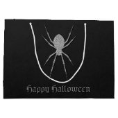Silver Spider Halloween Groot Cadeauzakje (Achterkant)