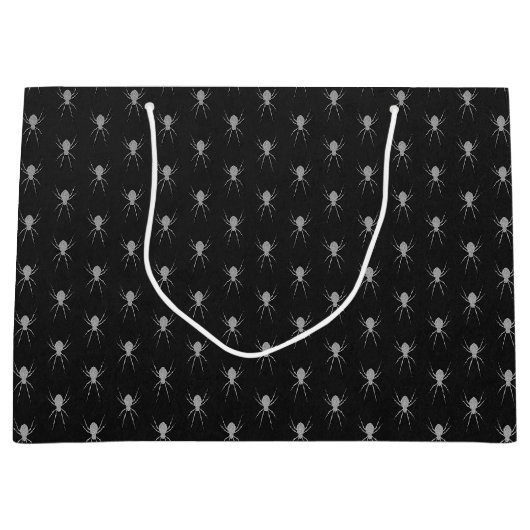 Silver Spider Halloween Groot Cadeauzakje (Voorkant)