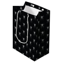 Silver Spider Halloween Medium Cadeauzakje