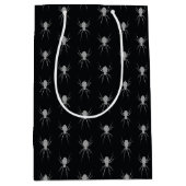 Silver Spider Halloween Medium Cadeauzakje (Voorkant)
