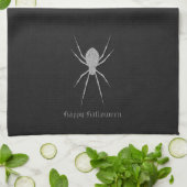 Silver Spider Halloween Theedoek (Gevouwen)