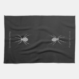 Silver Spider Halloween Theedoek