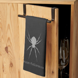Silver Spider Halloween Theedoek