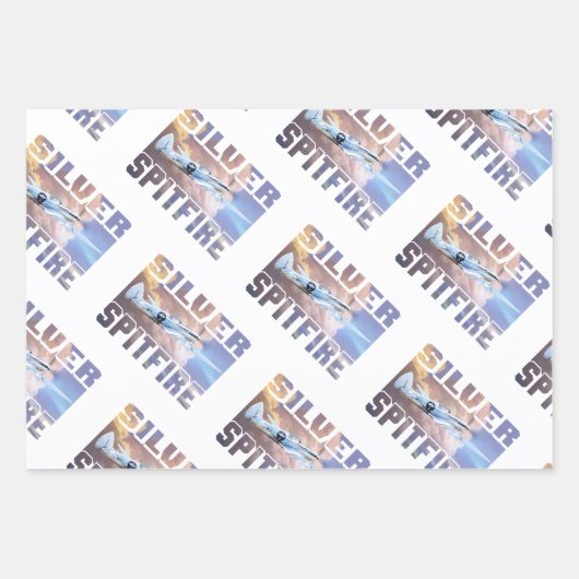 Silver Spitfire Inpakpapier Vel (Voorkant 2)