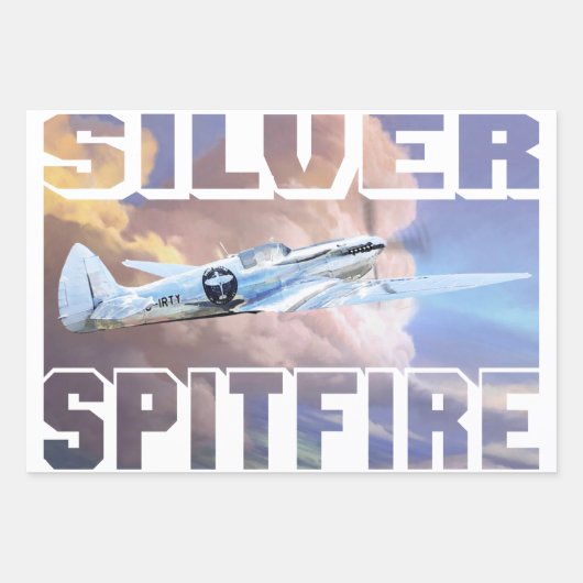 Silver Spitfire Inpakpapier Vel (Voorkant)