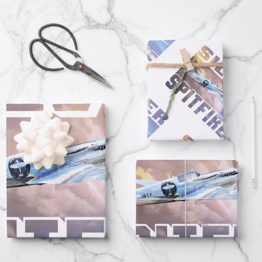 Silver Spitfire Inpakpapier Vel (Voorkant)