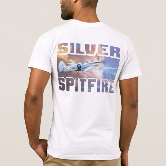 Silver Spitfire T-shirt (Achterkant)
