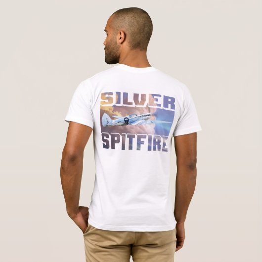 Silver Spitfire T-shirt (Achterkant volledig)
