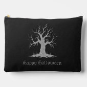 Silver Spooky Tree Halloween Etui (Voorkant)