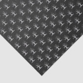 Silver Spooky Tree Halloween Tissuepapier (Detail)