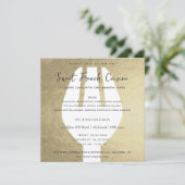 SILVER SPOON FORK COOKING CLASS INVITE SJABLOON KAART (Staand voorkant)