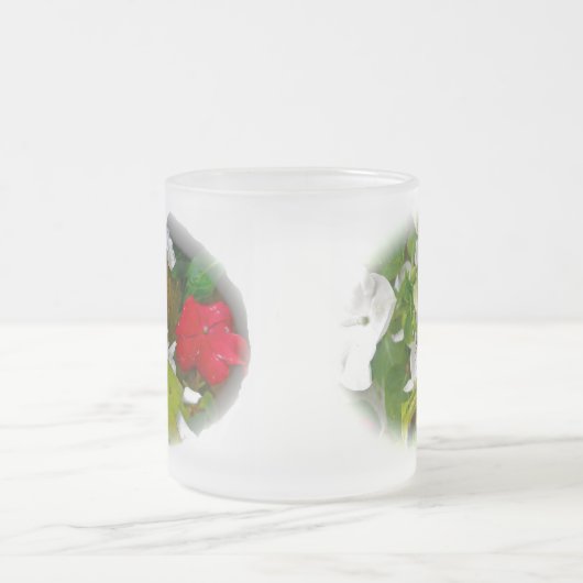 Silver Spoted Skipper Butterfly Matglas Koffiemok (Center)