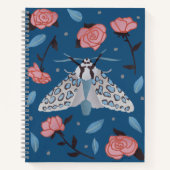 Silver-Spotted Tiger Moth Art Notitieboek (Voorkant)
