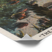 Silver Springs, FL - Vrouw onderwater zwemmen Poster (Hoek)