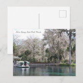 Silver Springs, Florida, Glass Bottom Boat Briefkaart (Voorkant / Achterkant)