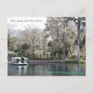 Silver Springs, Florida, Glass Bottom Boat Briefkaart