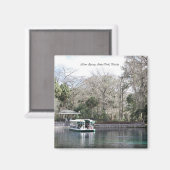 Silver Springs, Florida, Glazen Bottom Boat Magneet (Voorkant / Achterkant)