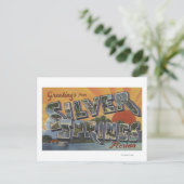 Silver Springs, Florida - Grote Letter-scènes 2 Briefkaart (Staand voorkant)