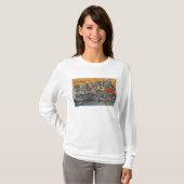 Silver Springs, Florida - Grote Letter-scènes 2 T-shirt (Voorkant volledig)