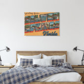 Silver Springs, Florida - Grote Letter-scènes Canvas Afdruk (Insitu (Slaapkamer))