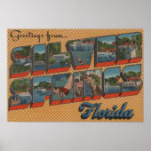 Silver Springs, Florida - Grote Letter-scènes Poster (Voorkant)