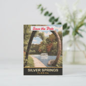 Silver Springs, Florida Save The Date (Staand voorkant)
