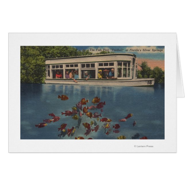 Silver Springs, Florida - Uitzicht van Riverboat & (Voorkant Horizontaal)