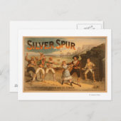 Silver SpurPirates Theatrisch Poster Briefkaart (Voorkant / Achterkant)