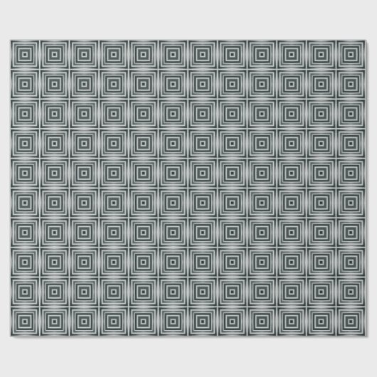 Silver Square Cadeaupapier (Vlak)
