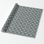 Silver Square Cadeaupapier (Uitgerold)