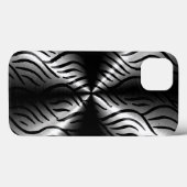 Silver Stainless Steel Metal Elements Case-Mate iPhone Case (Achterkant (horizontaal))