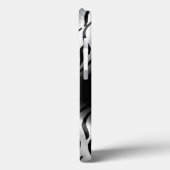 Silver Stainless Steel Metal Elements Case-Mate iPhone Case (Achterkant / Links)