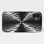 Silver Stainless Steel Metal Elements Case-Mate iPhone Case (Achterkant (horizontaal))