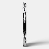Silver Stainless Steel Metal Elements Case-Mate iPhone Case (Achterkant / Links)
