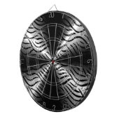 Silver Stainless Steel Metal Elements Dartbord (Voorkant Rechts)