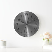 Silver Stainless Steel Metal Kijk Grote Klok (Huis)