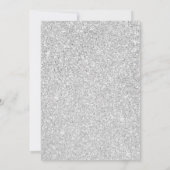 Silver star blush roze hebrew name Bat Mitzvah Kaart (Achterkant)