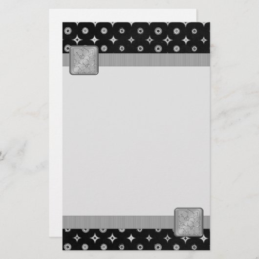 Silver Star Briefpapier (Voorkant / Achterkant)