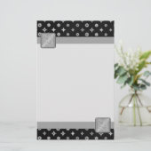 Silver Star Briefpapier (Staand voorkant)