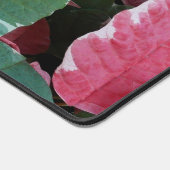 Silver Star Marble Poinsettias Pink Holiday Floral Bureaumat (Hoek)