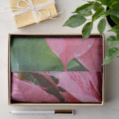Silver Star Marble Poinsettias Pink Holiday Floral Tissuepapier (Geschenk)