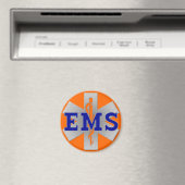 Silver Star met Blue EMS Magneet (Insitu (Vaatwasser))